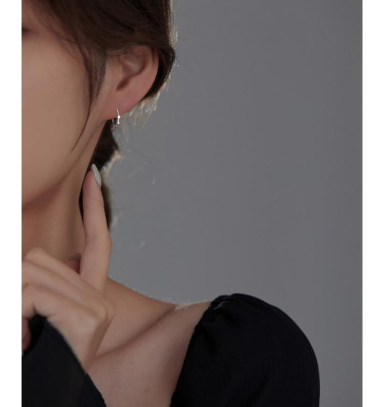 Earring Sterling Cuff S925 Star / Silver Ear Huggie