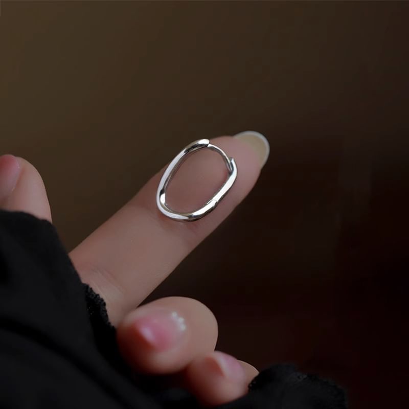 Hoop Alloy Irregular Earring