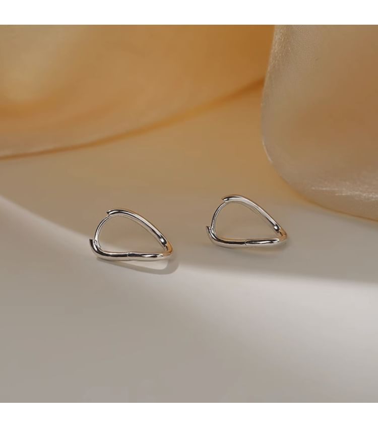 Hoop Alloy Irregular Earring