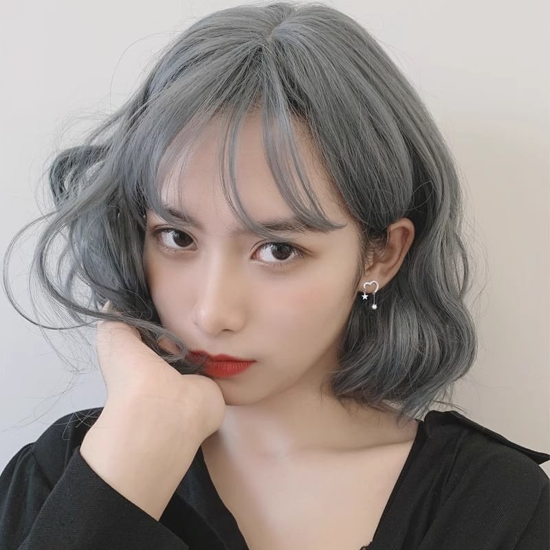 Star Drop Alloy Heart Earring