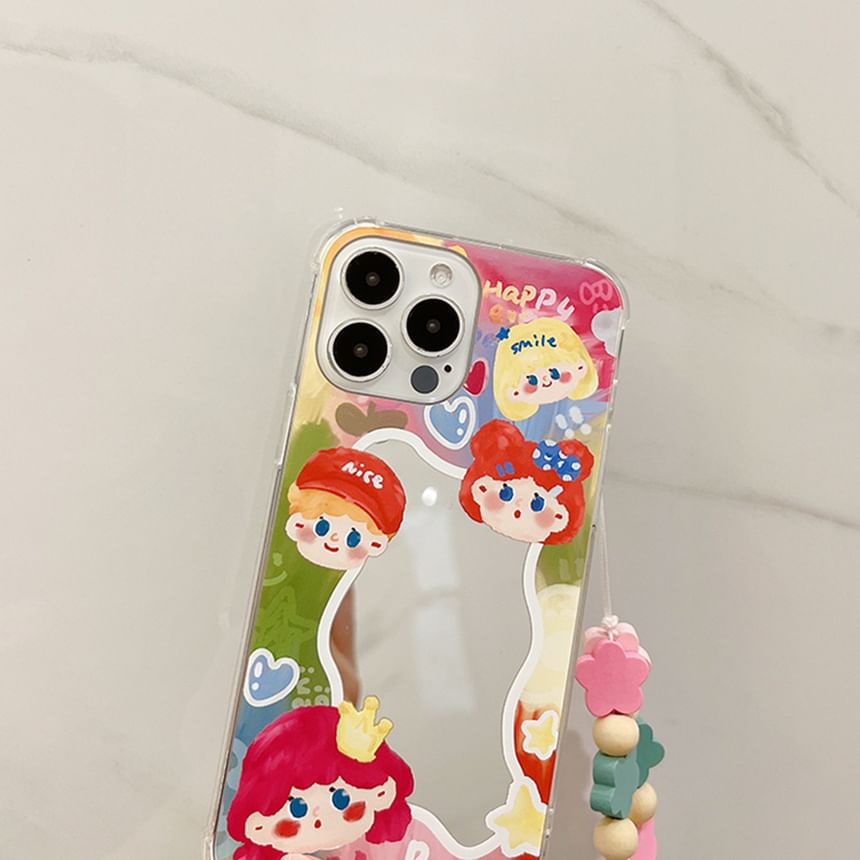 Case Mirrored Phone Cartoon