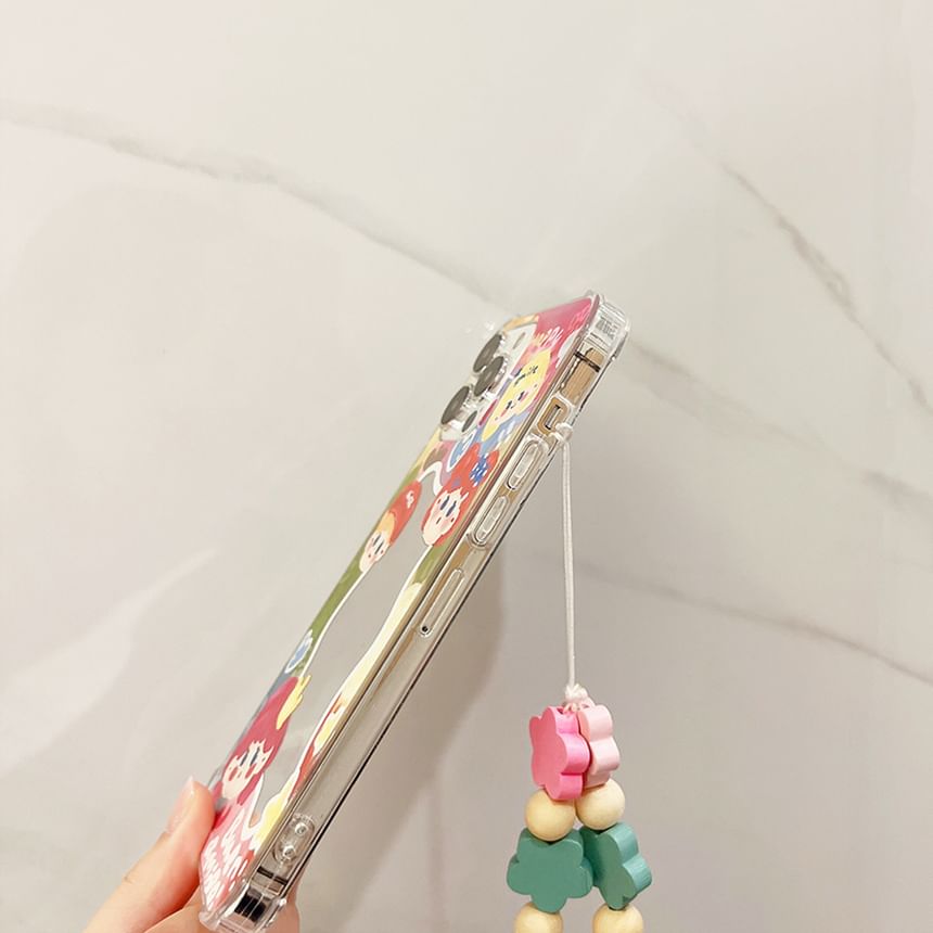 Case Mirrored Phone Cartoon