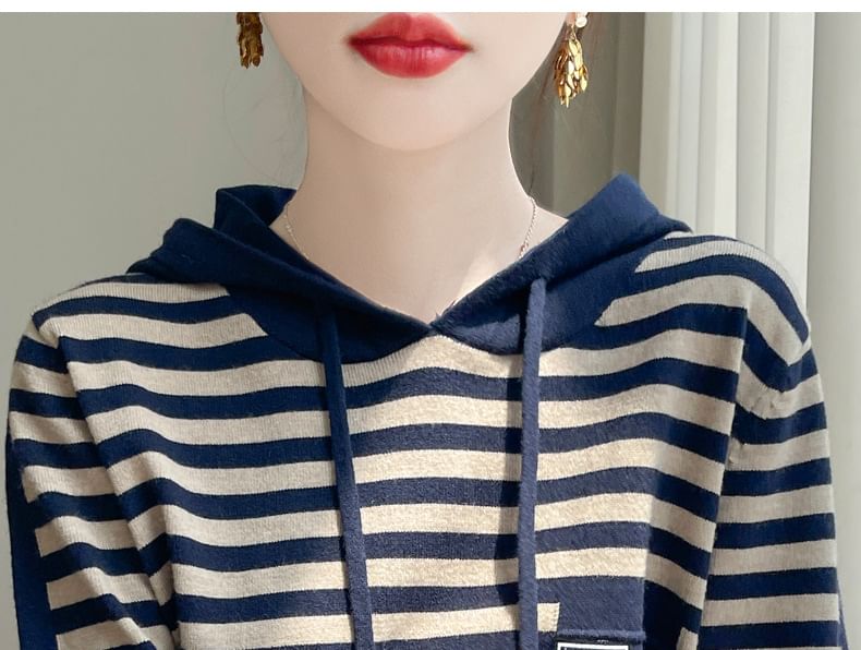 Striped Hood Sweater