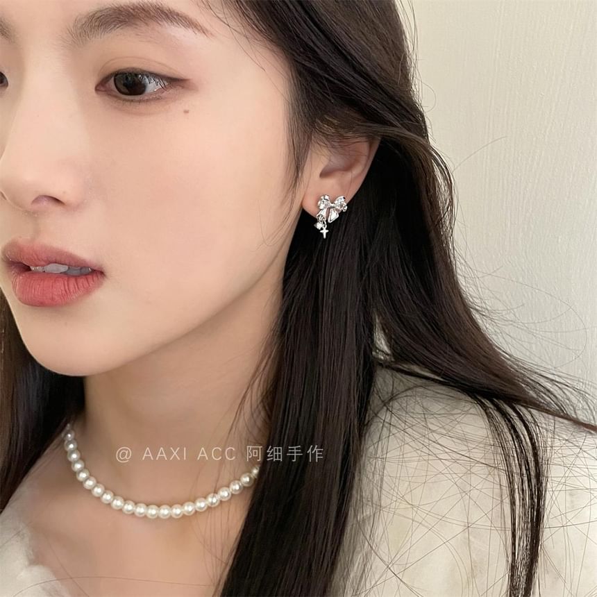 Set of Stud Earring Rhinestone 4: