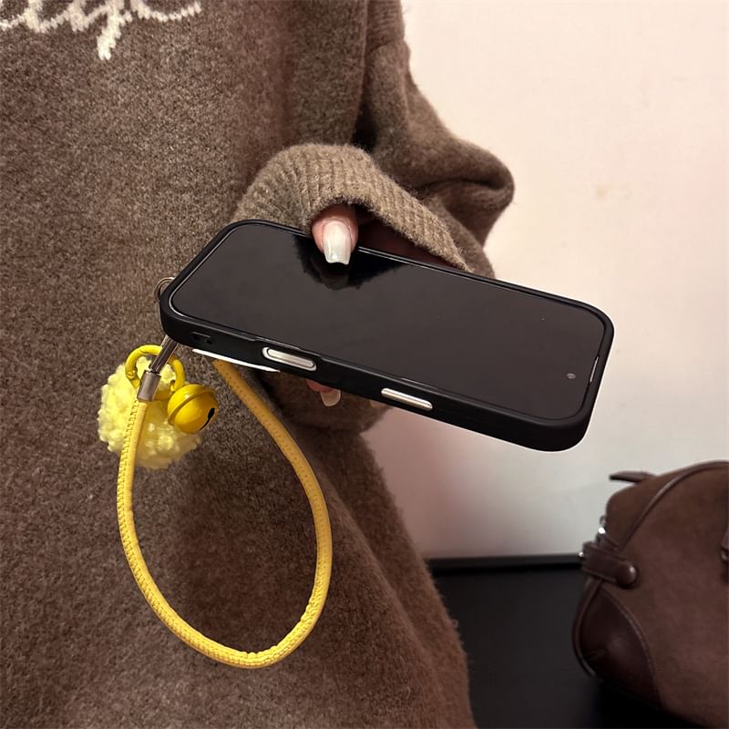 Strap Embroidered Dog Phone Case Set /