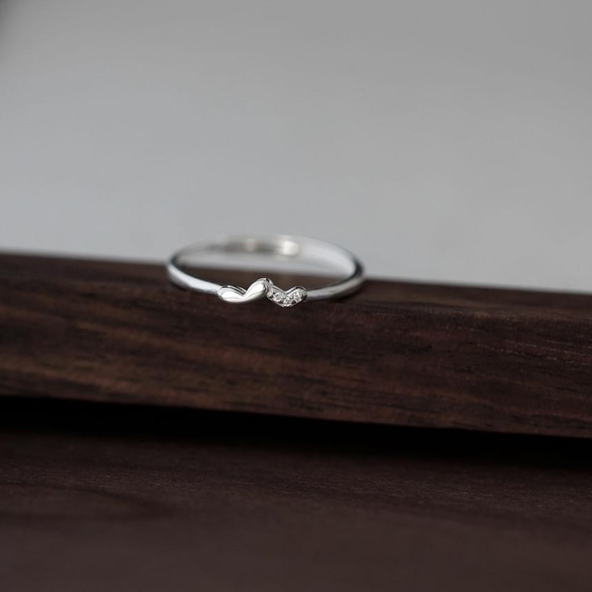 925 Silver Sterling Heart Ring
