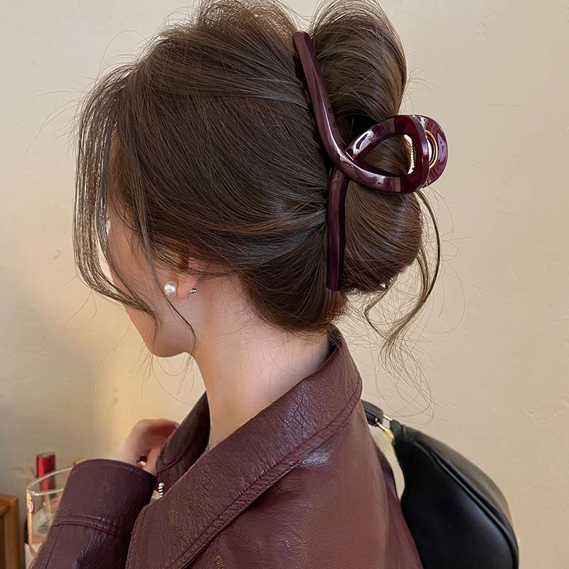 Hair Acrylic Claw Designs) Clip (Various