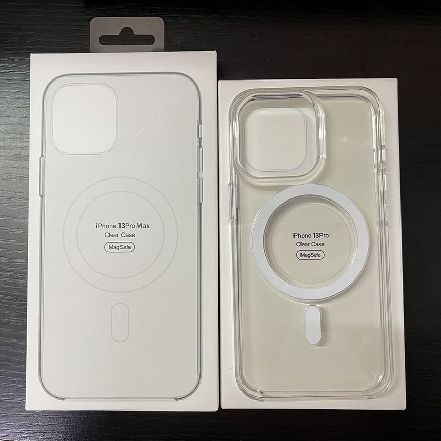 MagSafe) Phone with (Compatible Transparent Case Magnetic