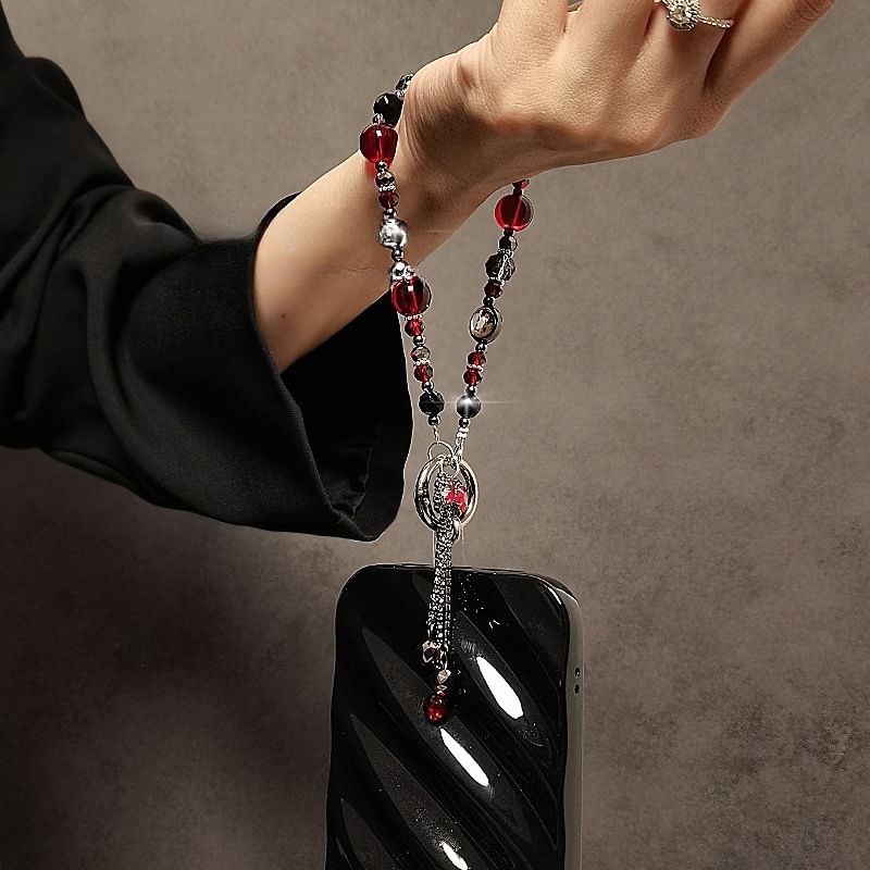 Strap Crystal Bow Faux Phone