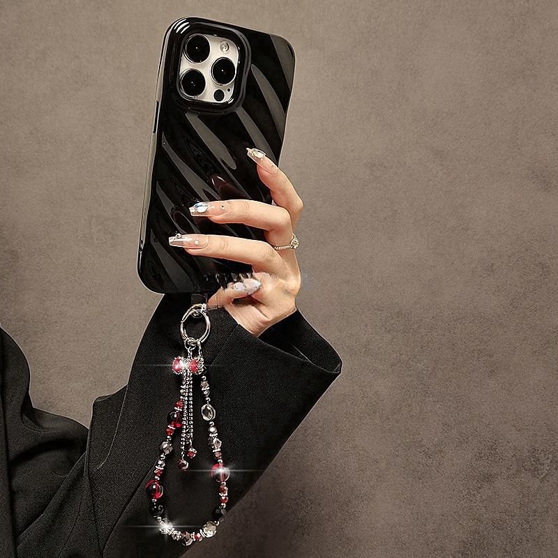 Strap Crystal Bow Faux Phone