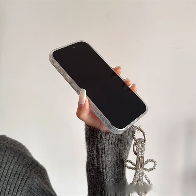 Strap Dot Bow Phone Polka Case / Set