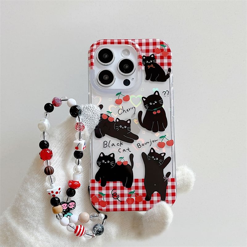 Set / Cat Phone Case Strap