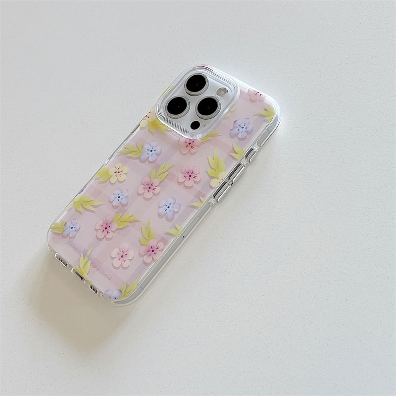 Floral Phone / Strap Case Set
