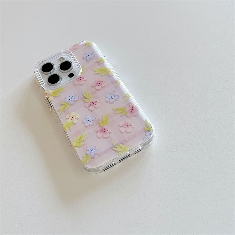 Floral Phone / Strap Case Set