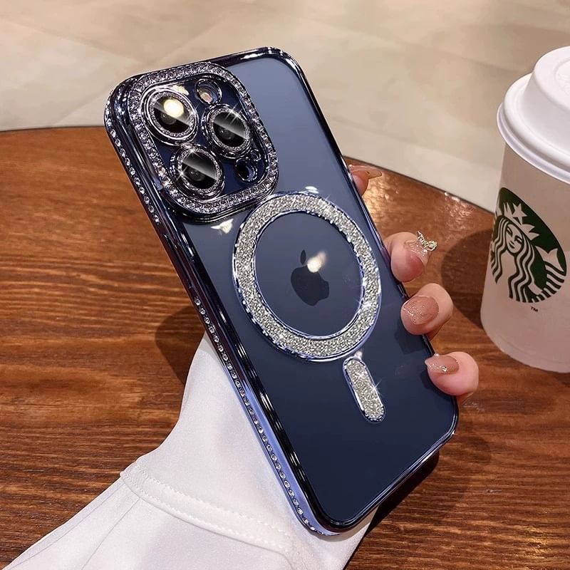 Phone with Case Magnetic MagSafe) (Compatible Embellished
