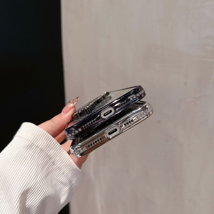 Case Phone Butterfly Embellished Stand