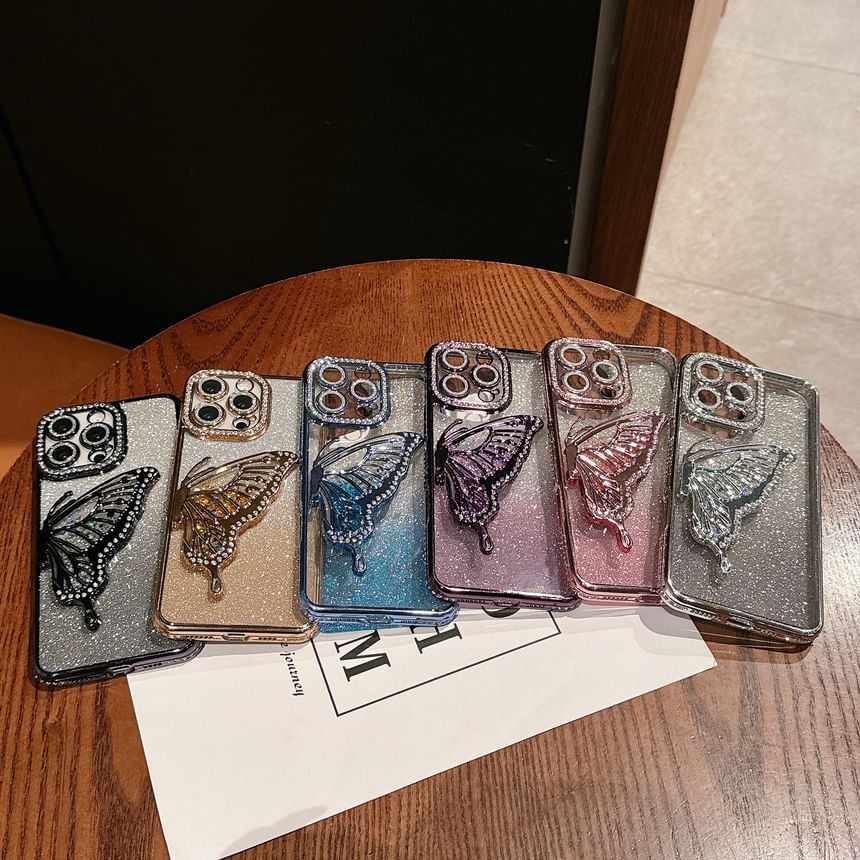 Butterfly Phone Case Embellished Stand