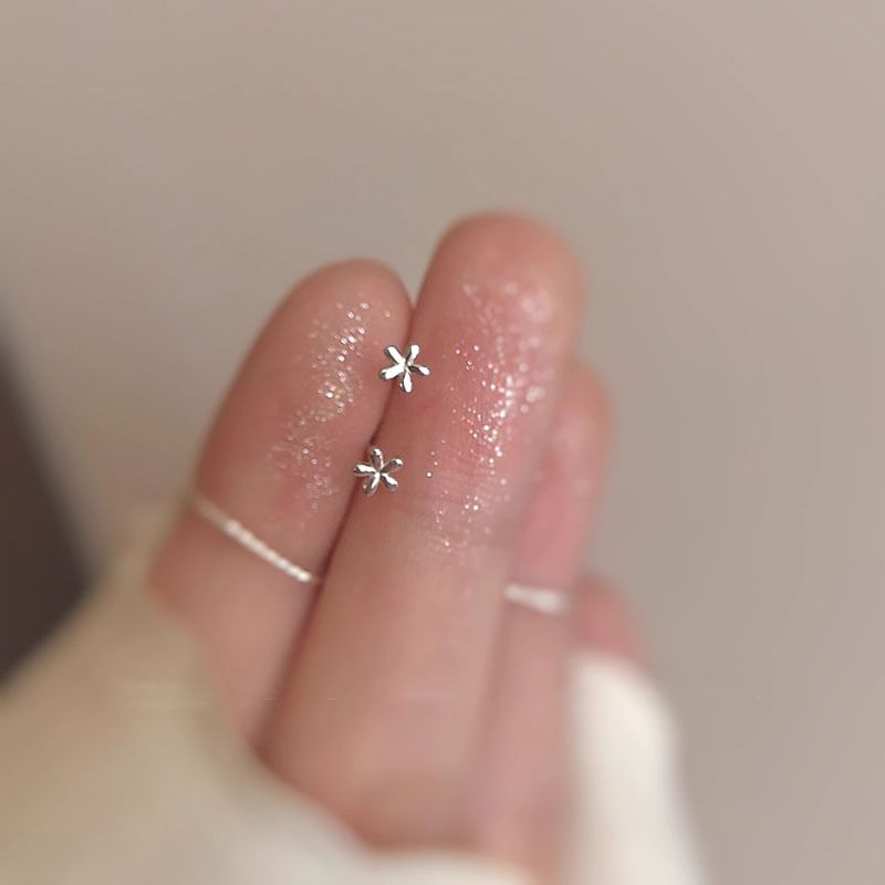 Stud Floral Earring Alloy