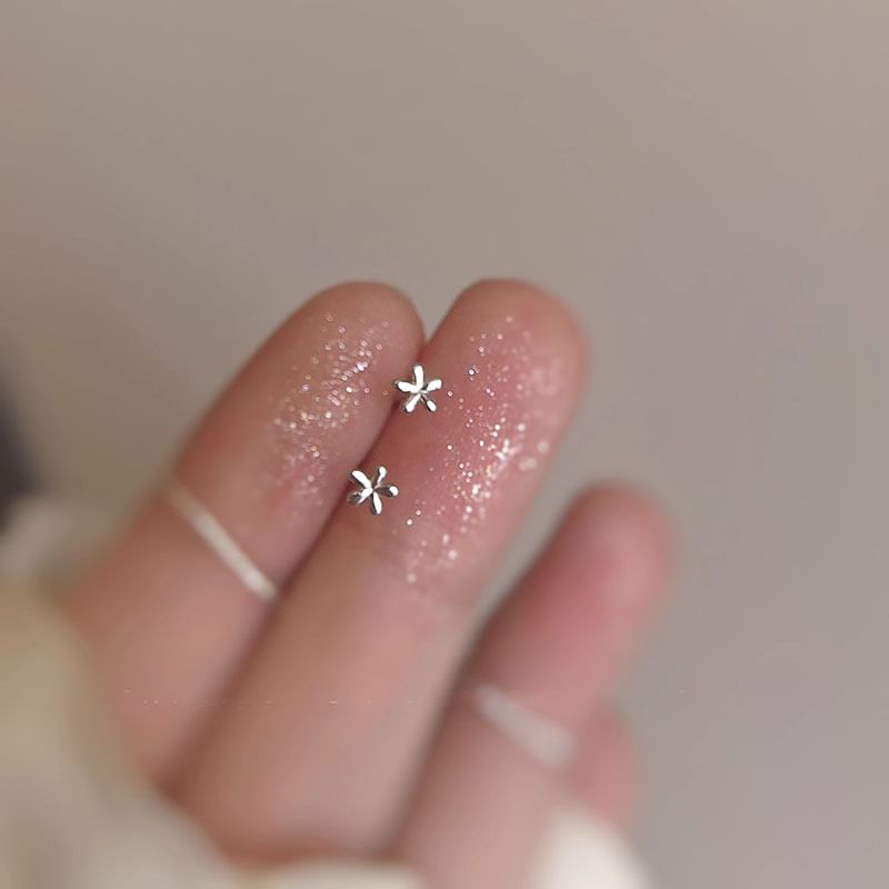 Stud Floral Earring Alloy