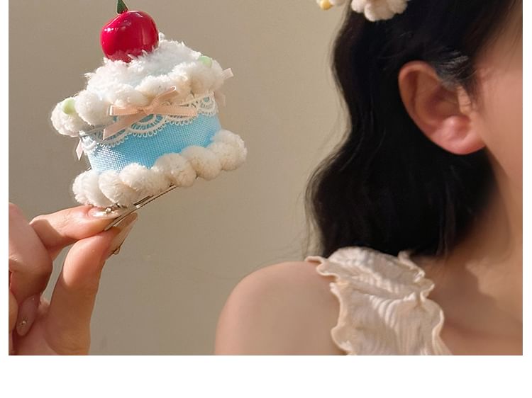 Clip Hair Cherry Cake