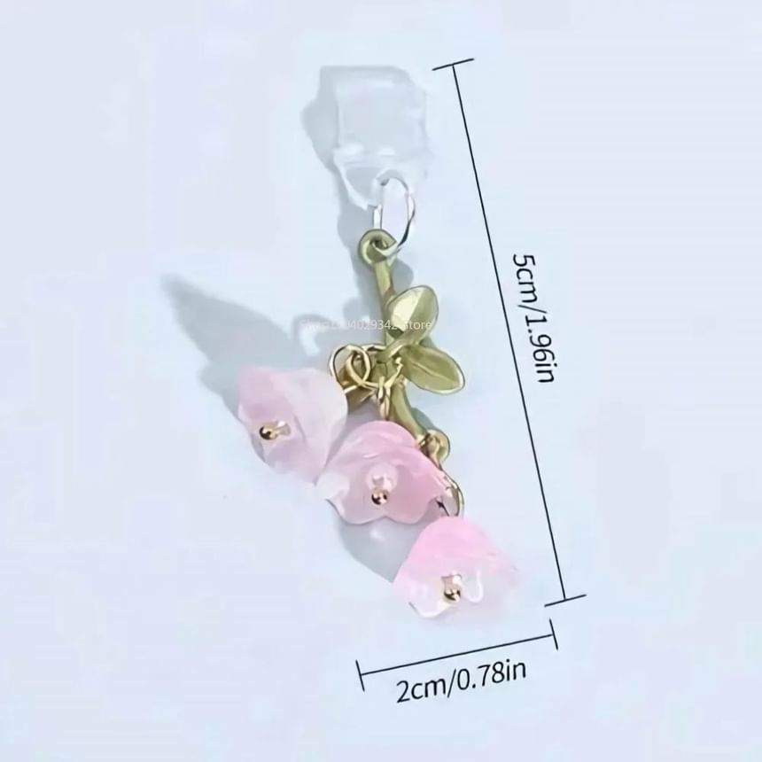 Floral Phone Dust Plug (Various Designs)