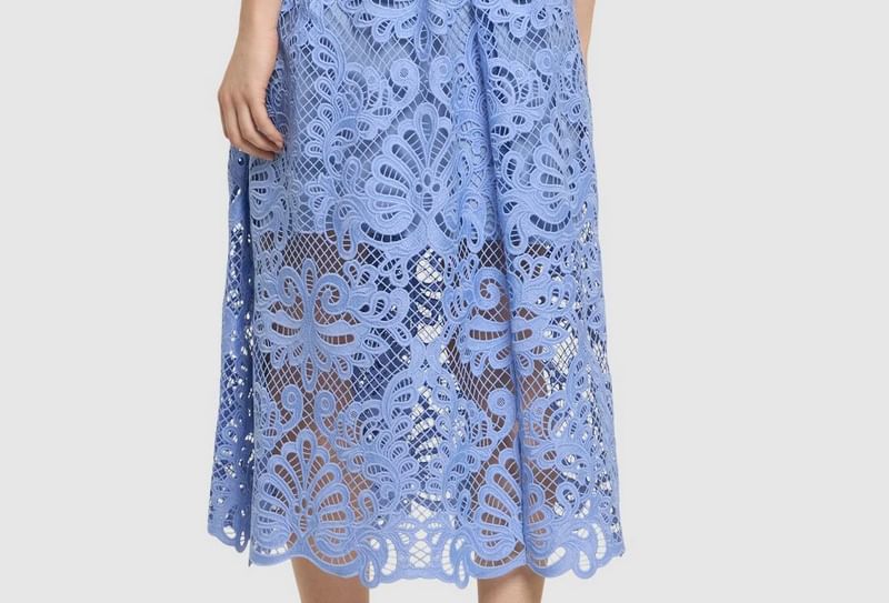 Sleeveless Patterned Cutout Midi Sundress