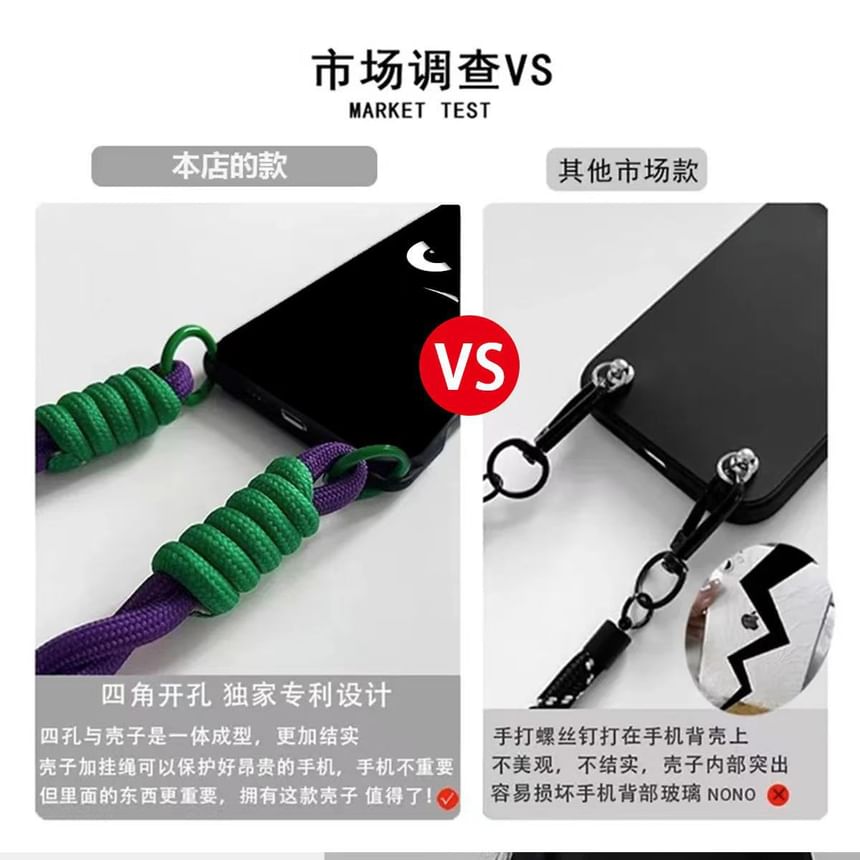 Lanyard Phone Cartoon / Case Eye Set Strap