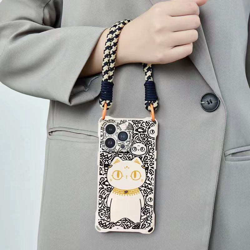 Strap Cat Lanyard Set Phone / Case