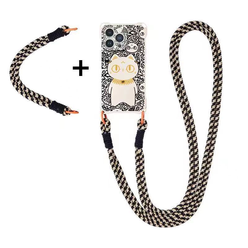 Strap Cat Lanyard Set Phone / Case