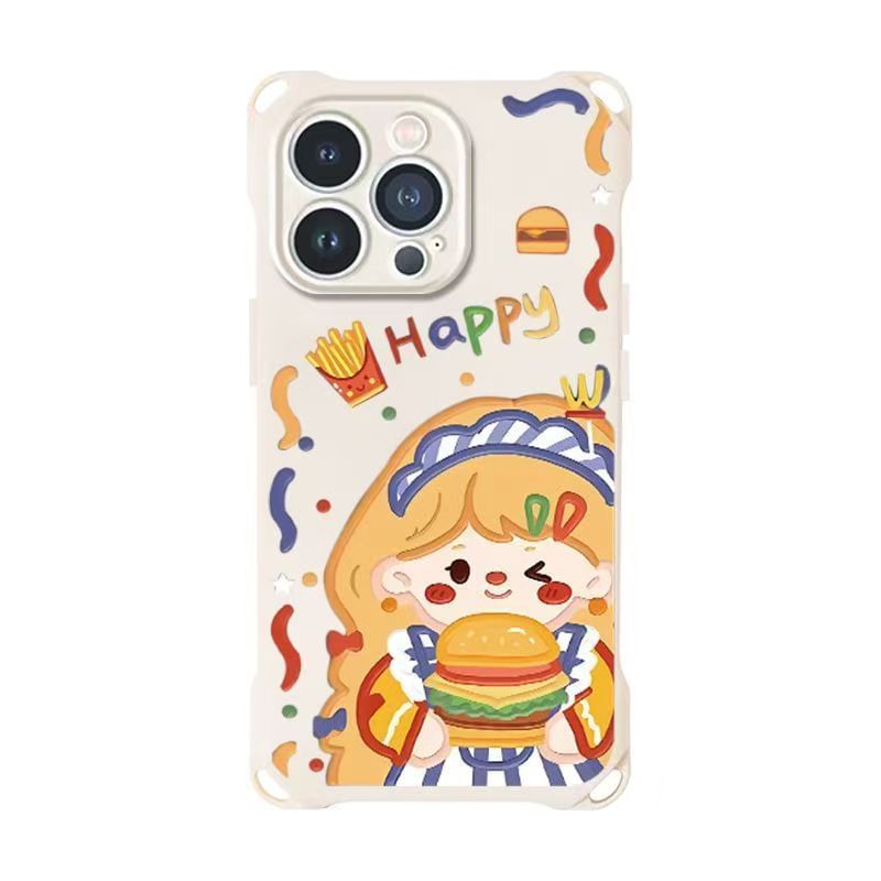 Case Girl Set Phone / Burger Strap Lanyard