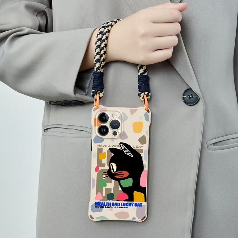 Case Phone / Strap Lanyard Set Cat