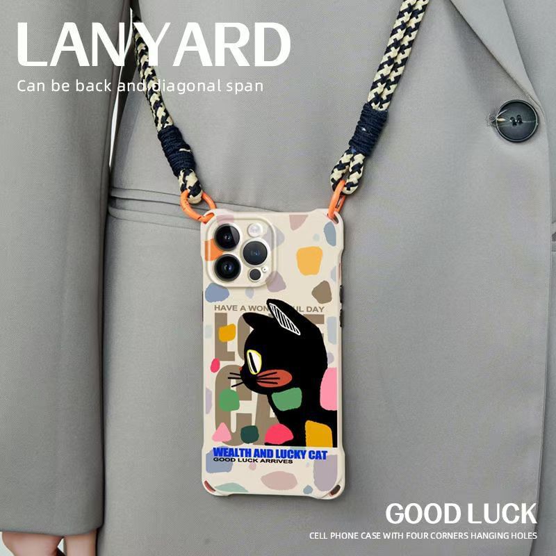 Case Phone / Strap Lanyard Set Cat