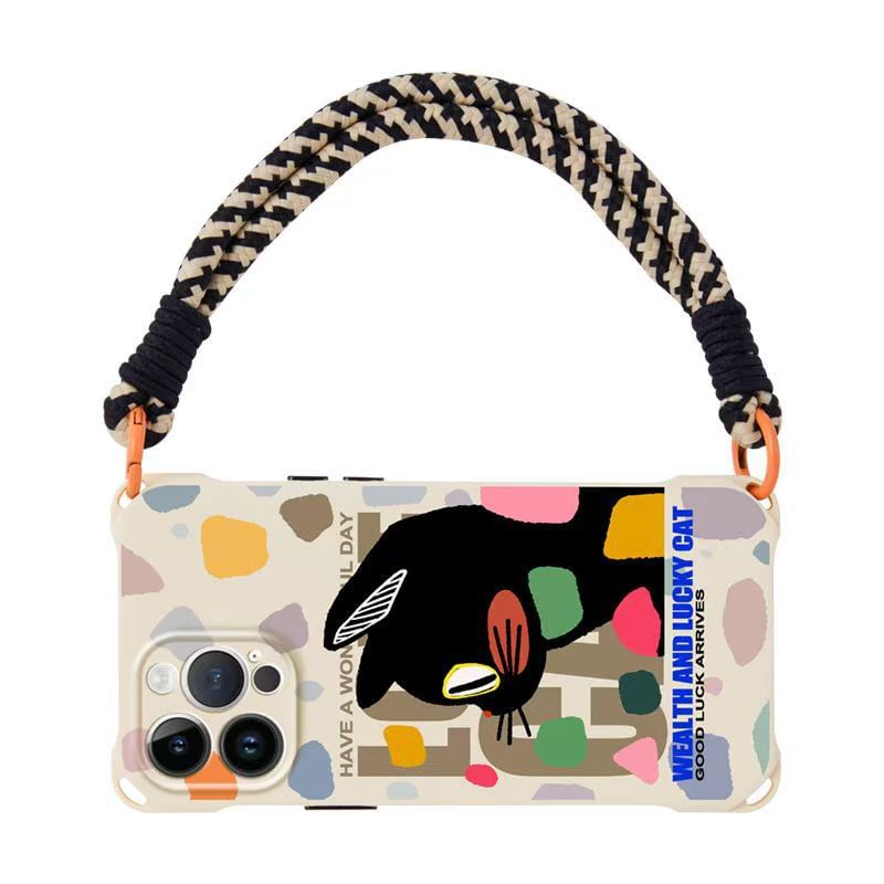 Case Phone / Strap Lanyard Set Cat