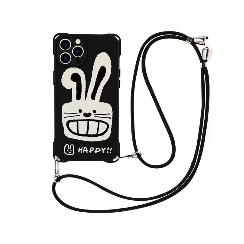 Lanyard Rabbit Phone / Case Set