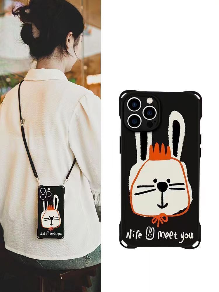 Lanyard Rabbit Phone / Case Set