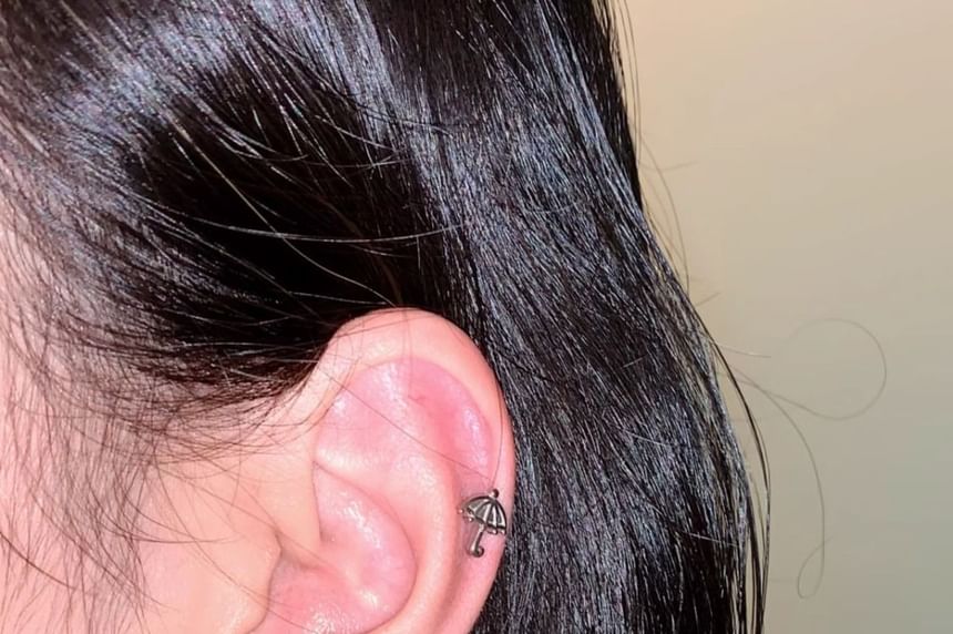 Music Earring Stud Note