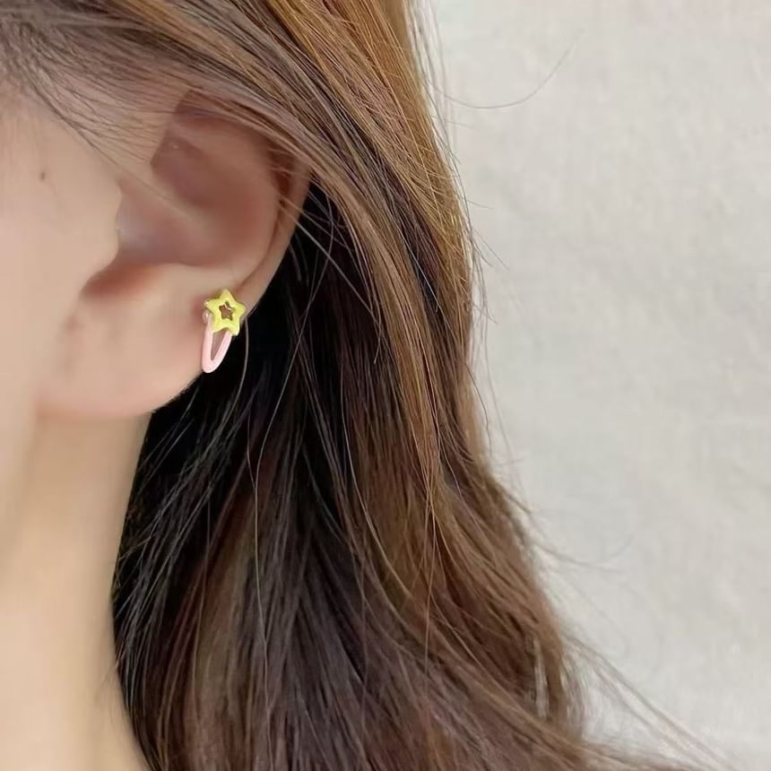 Earring Star-Shaped Stud