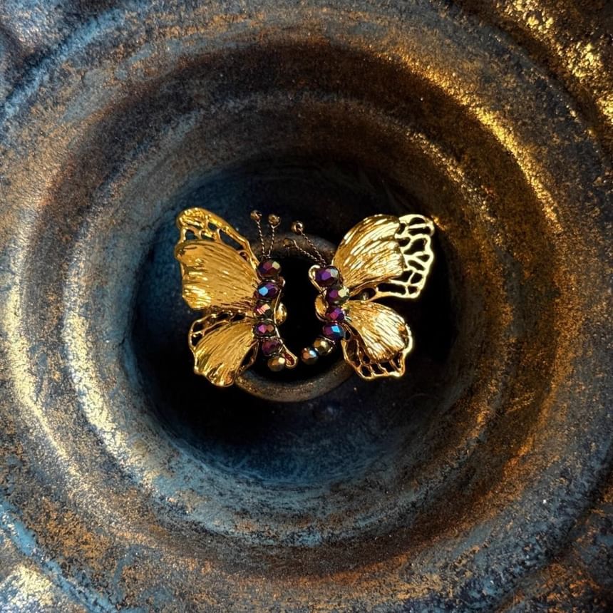 Butterfly Drop Earring