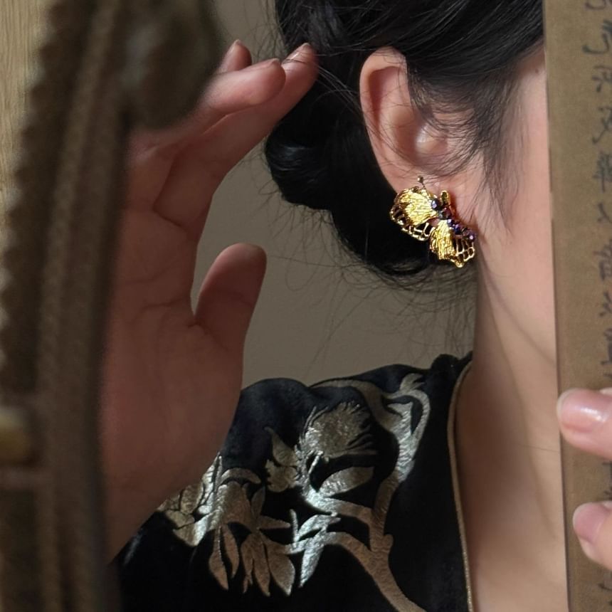 Butterfly Drop Earring