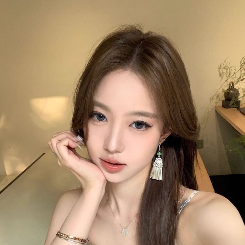 Earring Dangle Alloy Fringed