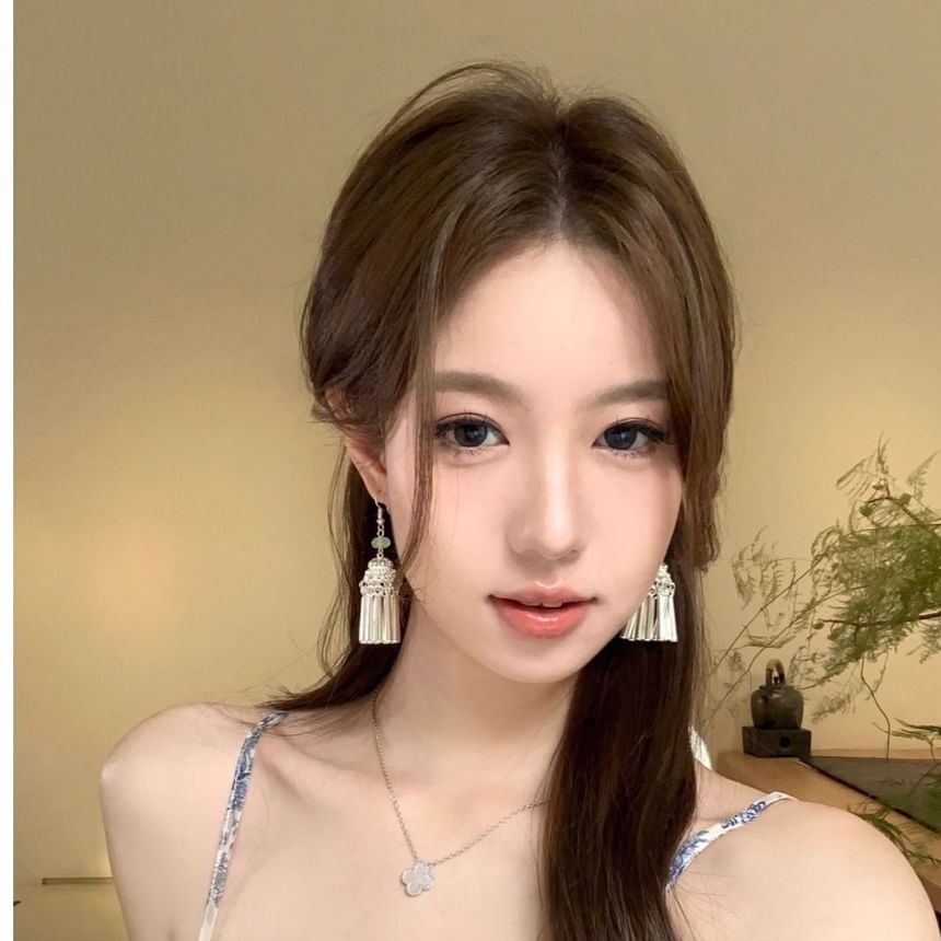 Earring Dangle Alloy Fringed