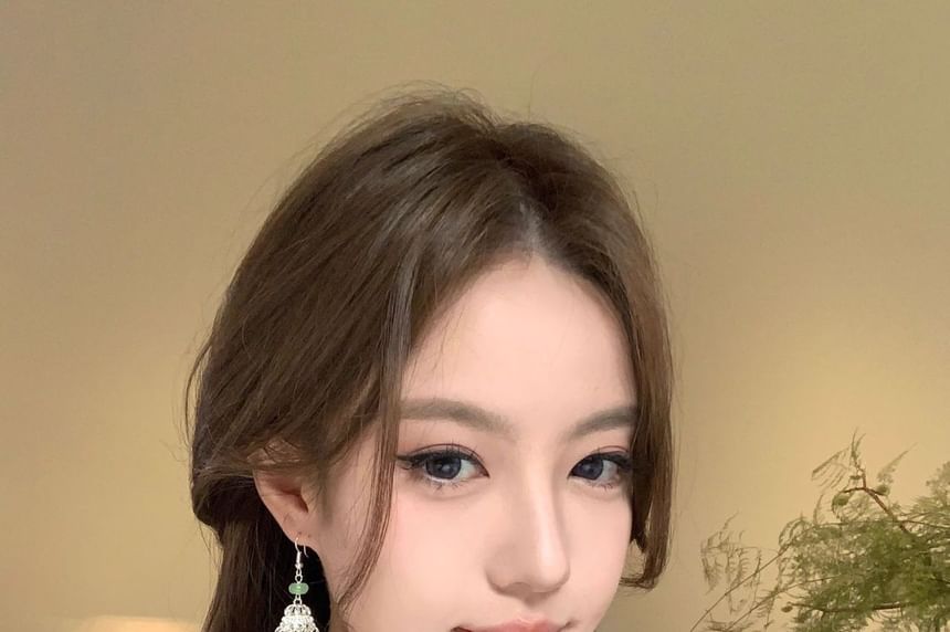 Earring Dangle Alloy Fringed