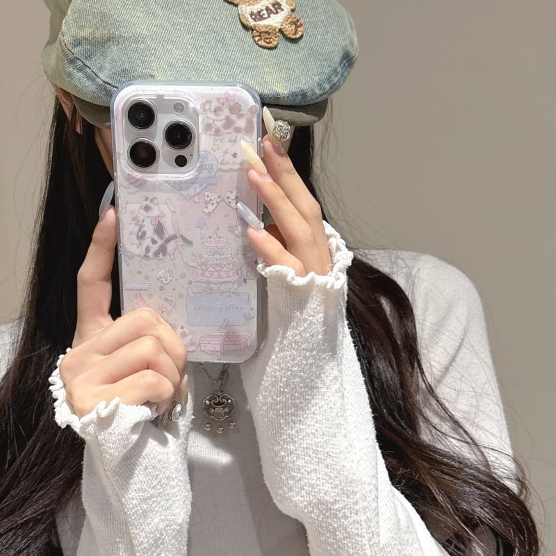 Cat Phone Case / Strap / Set