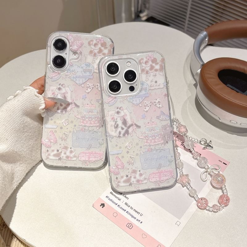 Cat Phone Case / Strap / Set