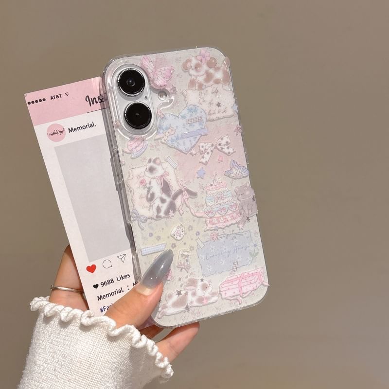Cat Phone Case / Strap / Set
