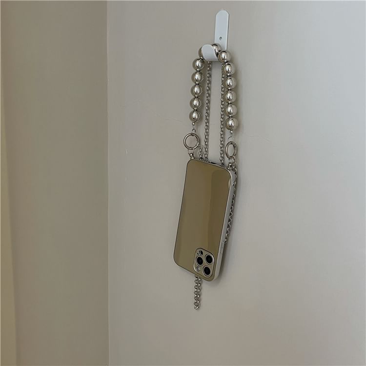 Mirrored Phone Case with Strap & Lanyard