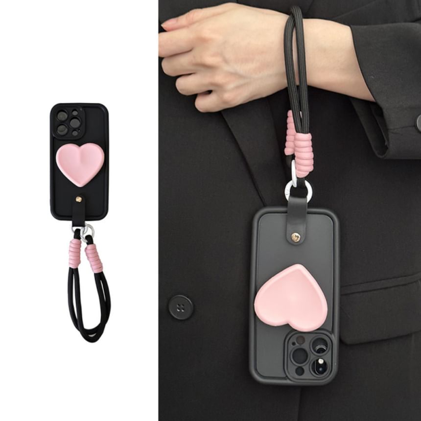 Heart Phone Case with Strap