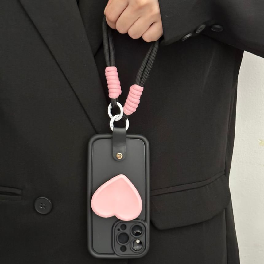 Heart Phone Case with Strap