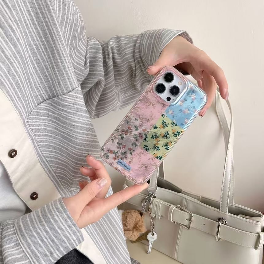 Case Phone Floral Panel