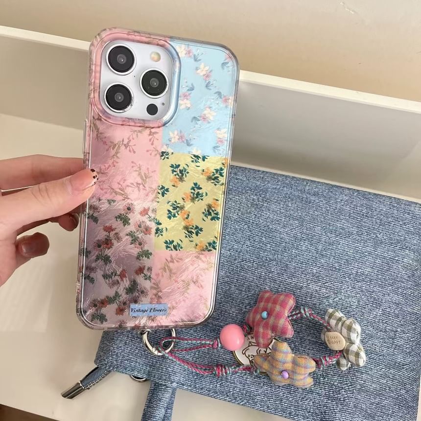 Case Phone Floral Panel